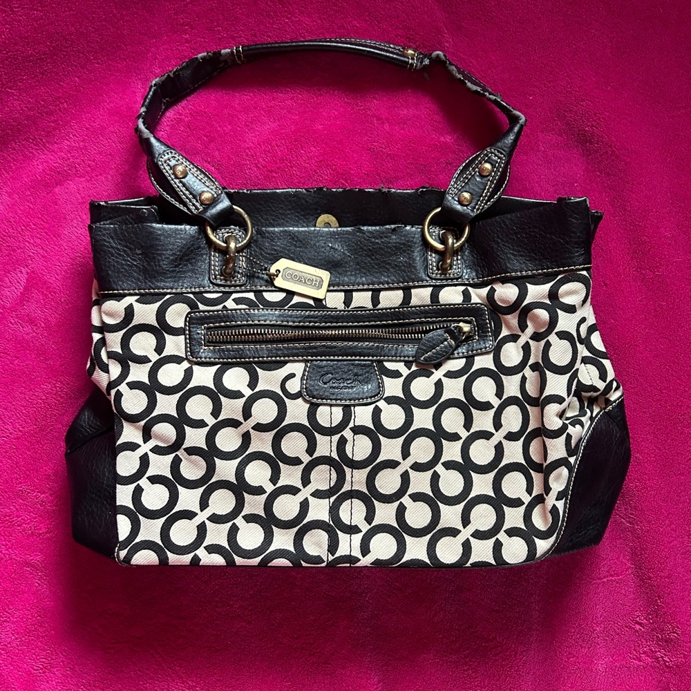 COACH canvas bag